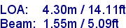 sail specifications