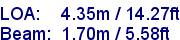 sail specifications
