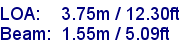 sail specifications