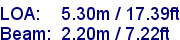 sail specifications