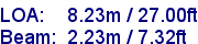 sail specifications