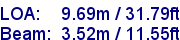 sail specifications