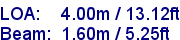 sail specifications