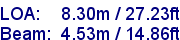 sail specifications