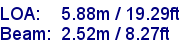 sail specifications
