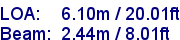 sail specifications