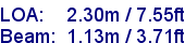 sail specifications