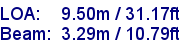 sail specifications