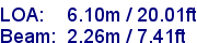 sail specifications
