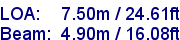 sail specifications