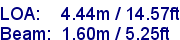 sail specifications
