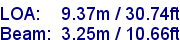 sail specifications