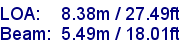 sail specifications