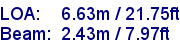 sail specifications
