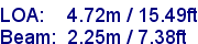 sail specifications