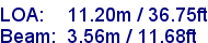 sail specifications