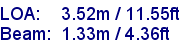 sail specifications