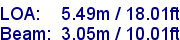sail specifications