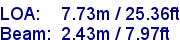 sail specifications