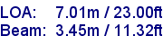 sail specifications
