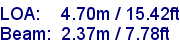 sail specifications
