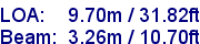 sail specifications