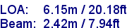 sail specifications