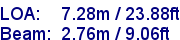 sail specifications