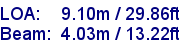 sail specifications