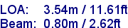 sail specifications
