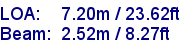 sail specifications