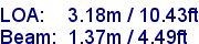 sail specifications