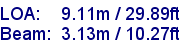 sail specifications
