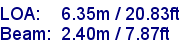 sail specifications