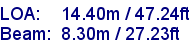 sail specifications
