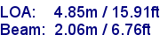 sail specifications