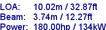 sail specifications