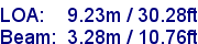 sail specifications