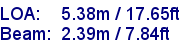 sail specifications