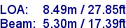 sail specifications
