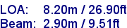 sail specifications