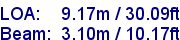 sail specifications