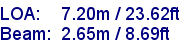 sail specifications