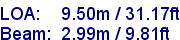 sail specifications