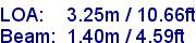 sail specifications
