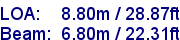 sail specifications