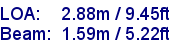 sail specifications