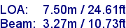 sail specifications