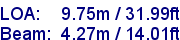 sail specifications