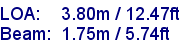 sail specifications